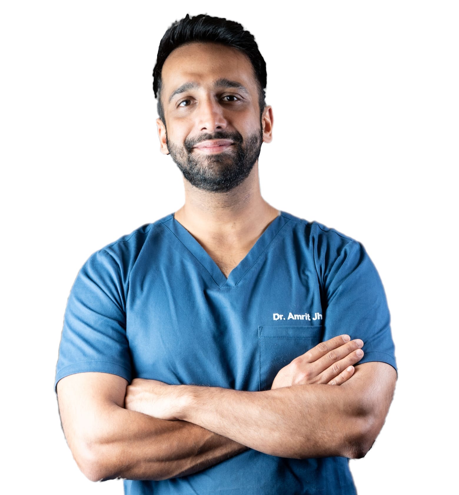 doctor holding patient's hand